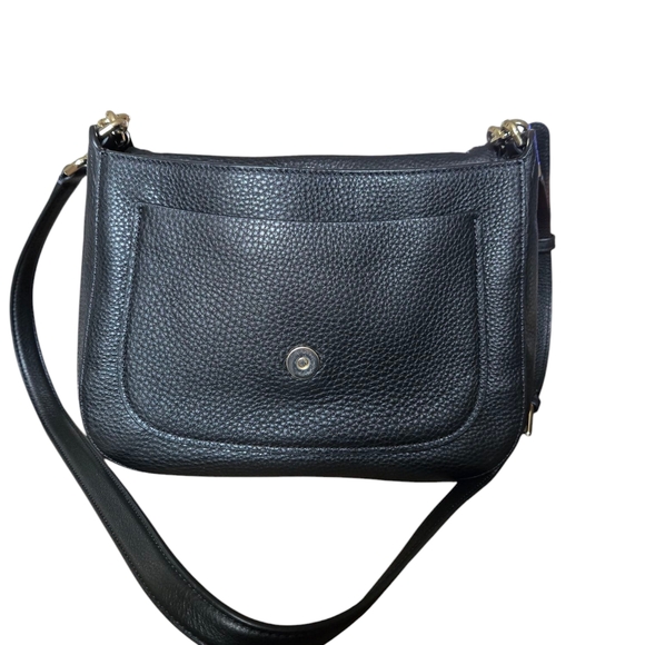 Kate Spade New York Kailee Black Leather Medium Shoulder Crossbody Handbag Purse - Picture 10 of 11